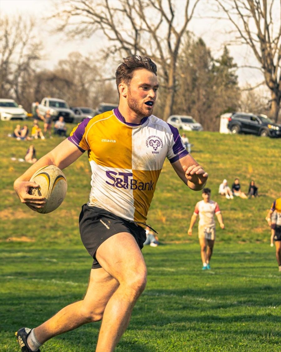 Aidan Malley, Center, West Chester University