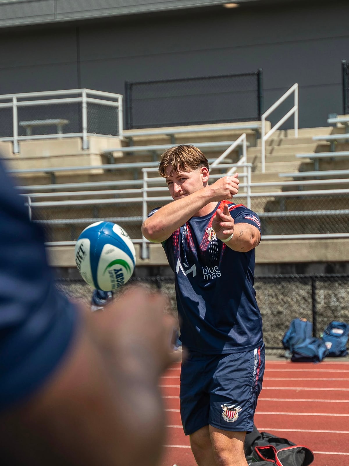 Fraser Leslie training, Walsh University captain and ZIP endorsed athlete